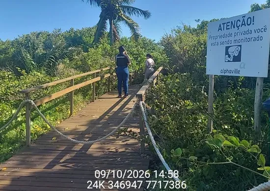 Imagem ilustrativa da imagem Guarapari notifica condomínio após encontrar obstáculos no acesso às Três Praias