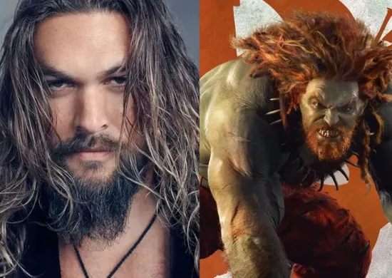 Imagem ilustrativa da imagem Jason Momoa vive Blanka em Street Fighter e brinca: "Amo o Brasil"
