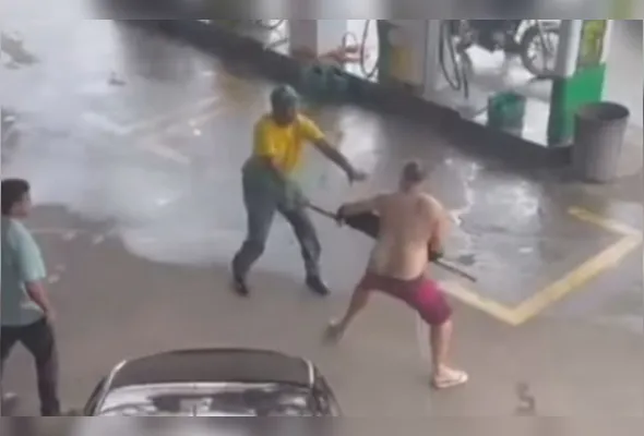 Suspeito agrediu frentista