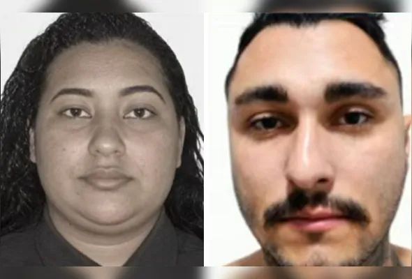 Gustavo Grotto Silva (à direita) matou a própria esposa, Heloiza dos Santos Benevidi (à esquerda), a facadas em Vila Velha