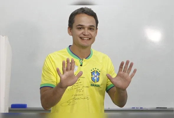 O novo governador do Espírito Santo, Lorenzo Pazolini (Republicanos)