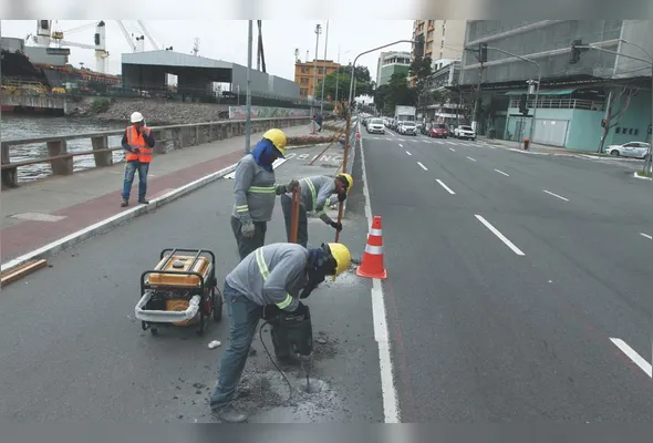 Obras na Beira-Mar: está prevista a requalificação de 4,2 quilômetros entre o Porto de Vitória  e o Hortomercado