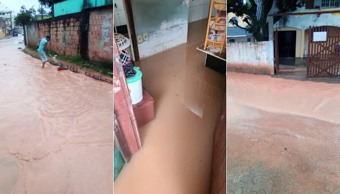 Imagem ilustrativa da imagem VÍDEO | Ruas de Guarapari alagam com menos de duas horas de chuva