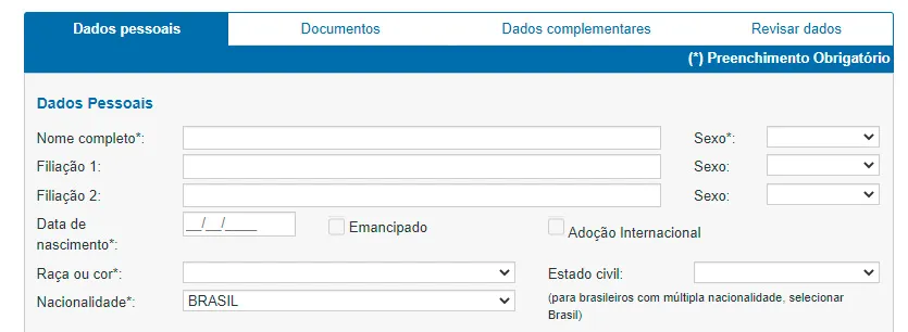 Imagem ilustrativa da imagem Mudança em formulário com filiação sem gênero provoca reclamações