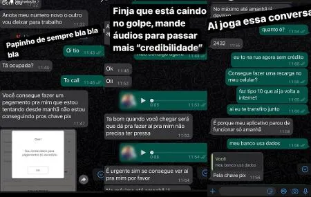 Imagem ilustrativa da imagem Criminoso tenta aplicar golpe pelo WhatsApp e é enganado por vítima