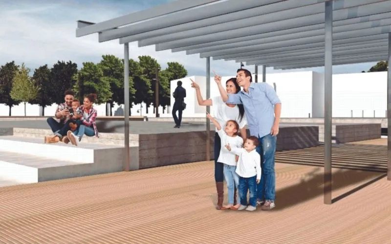 Imagem ilustrativa da imagem Nova orla de Vitória vai ter píer, ciclovia e praças