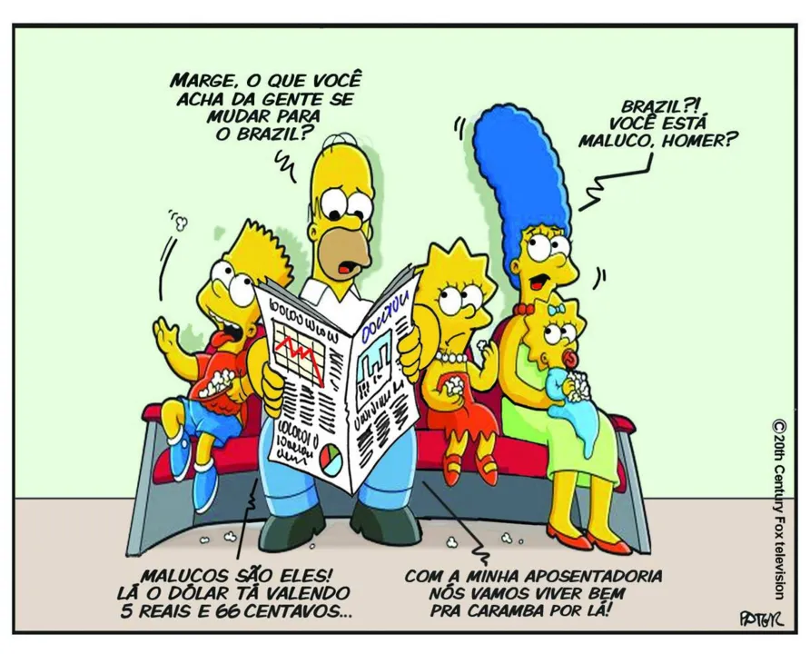 Imagem ilustrativa da imagem Os Simpsons de mudança