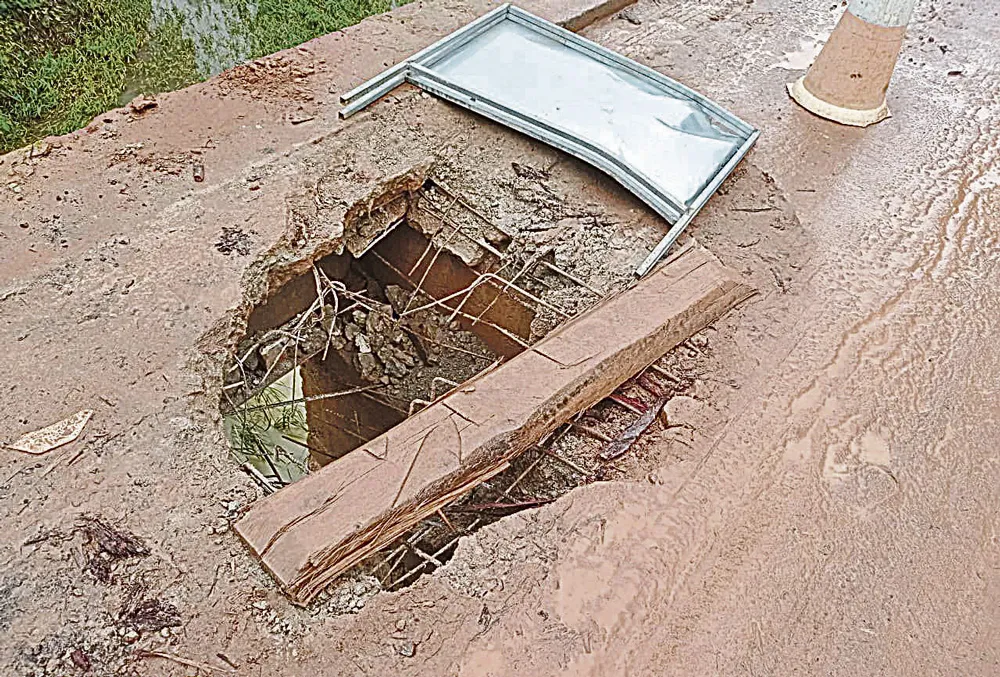 Imagem ilustrativa da imagem Ponte interditada para reparos em Santa Maria de Jetibá