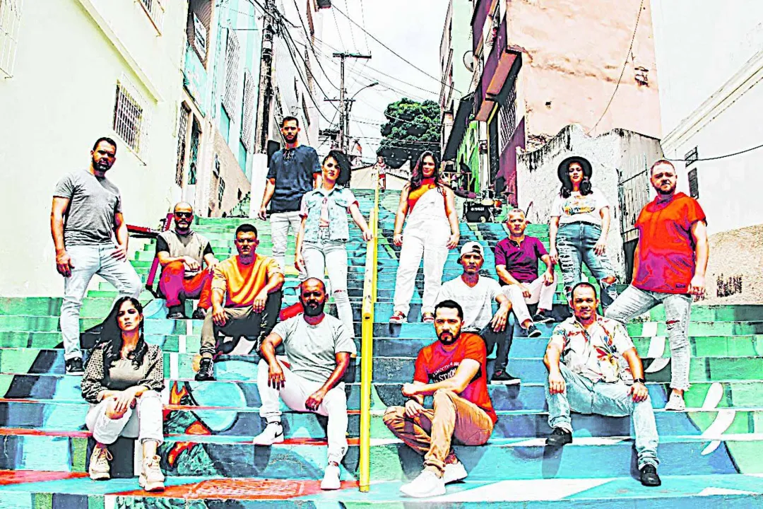 Imagem ilustrativa da imagem Grupo cristão grava clipe na escadaria da Piedade