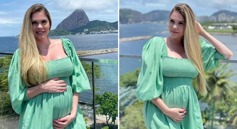 Imagem ilustrativa da imagem Bárbara Evans é criticada por aumento de peso na gravidez