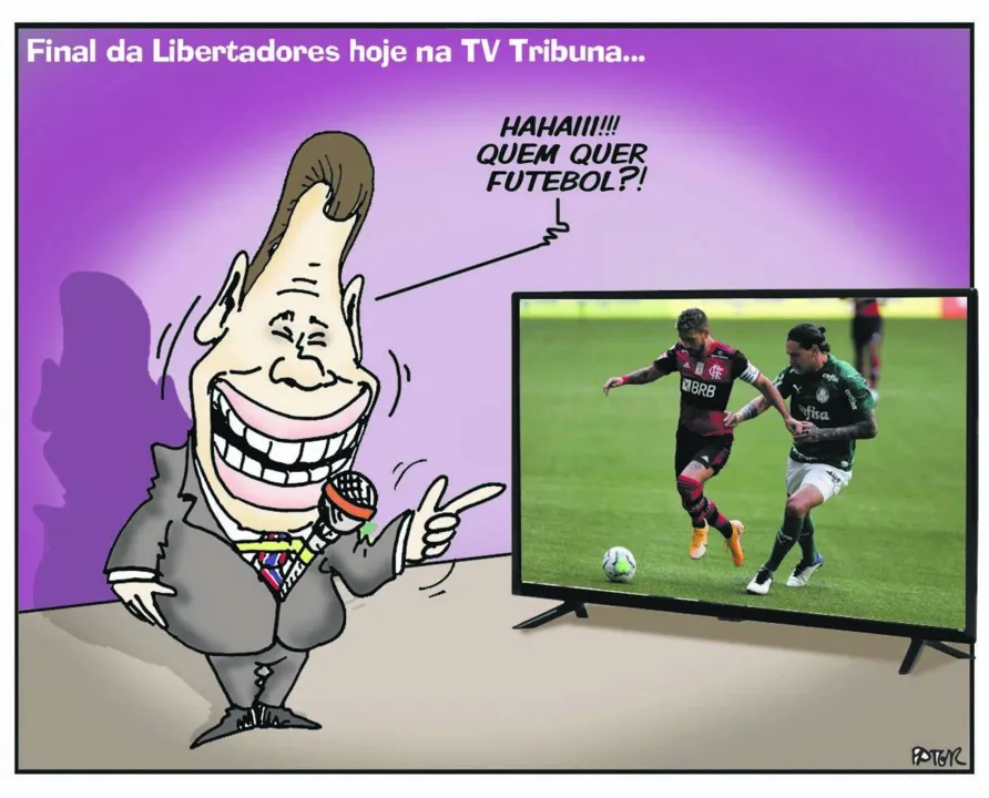 Imagem ilustrativa da imagem Final da Libertadores hoje na TV Tribuna