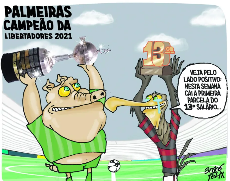 Imagem ilustrativa da imagem Palmeiras campeão da Libertadores 2021