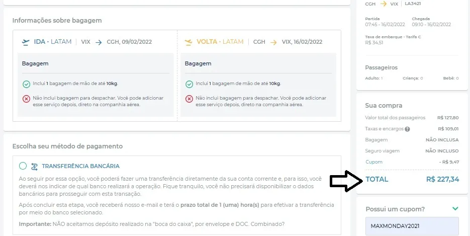 Imagem ilustrativa da imagem Black Friday não acabou! Voos de Vitória por apenas R$ 227