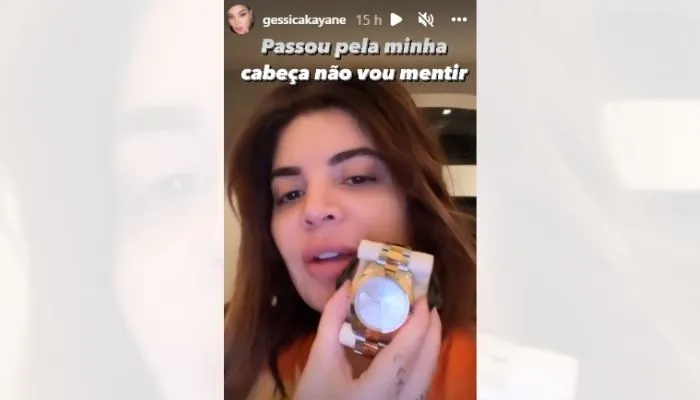 Imagem ilustrativa da imagem GKay ganha Rolex em festa e brinca que vai vender para pagar contas