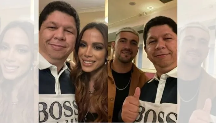 Imagem ilustrativa da imagem Anitta e Arrascaeta são flagrados juntos