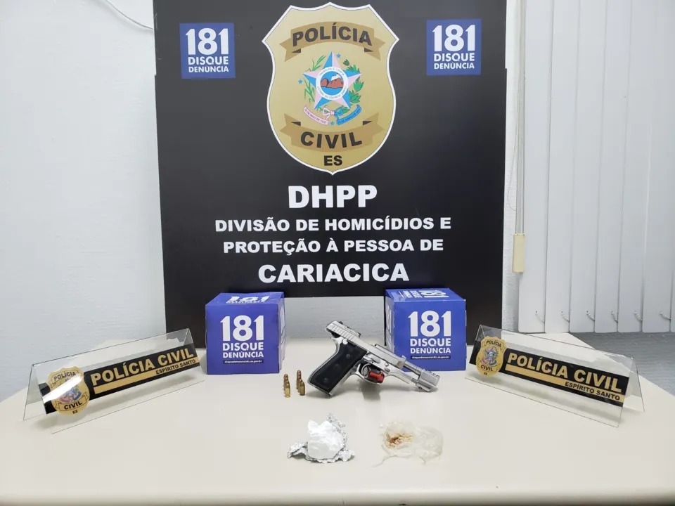 Imagem ilustrativa da imagem Homem ameaça atirar em policial durante abordagem e é preso