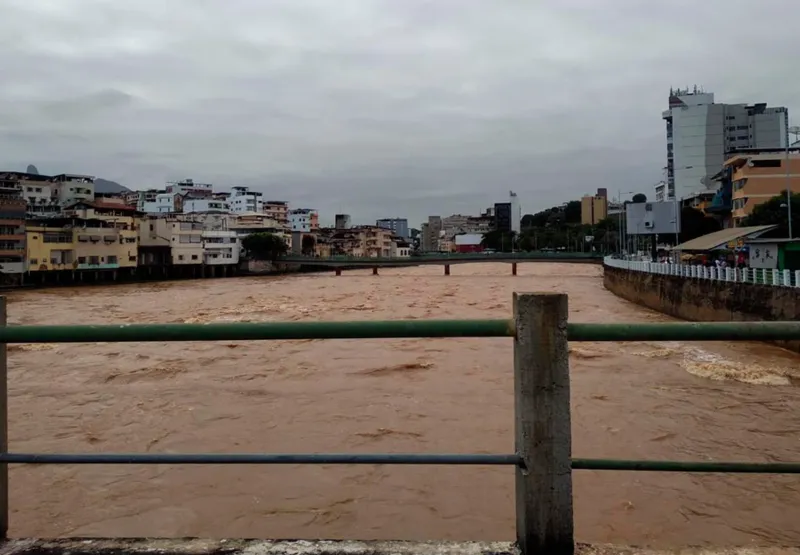 Nível do Rio Itapemirim baixou após chuvas do fim de semana