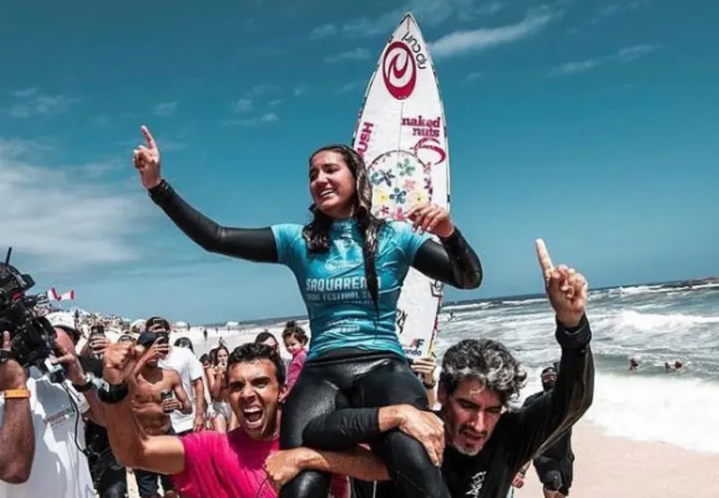 Sophia Medina segue os passos do irmão Gabriel em direção à elite do surfe