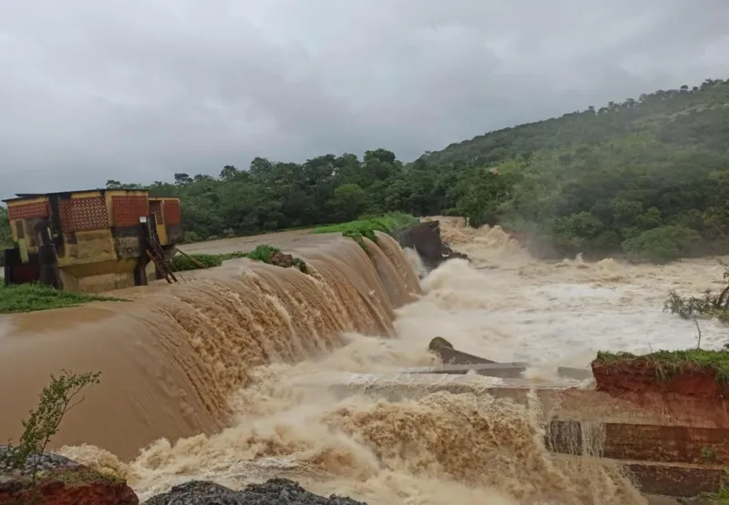 Usina Carioca onde barragem apresenta risco de romper