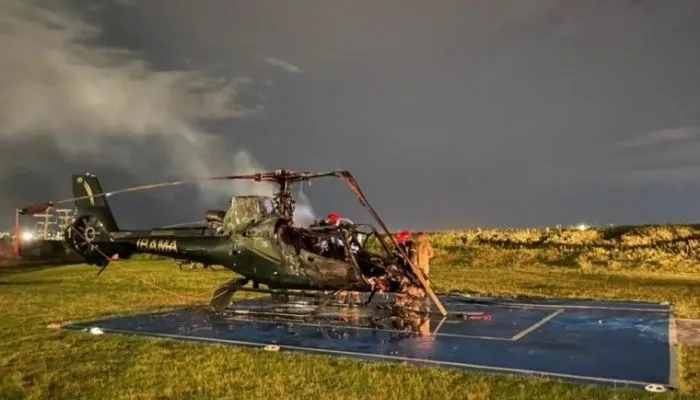 Helicóptero do Ibama é alvo de ataque em Manaus