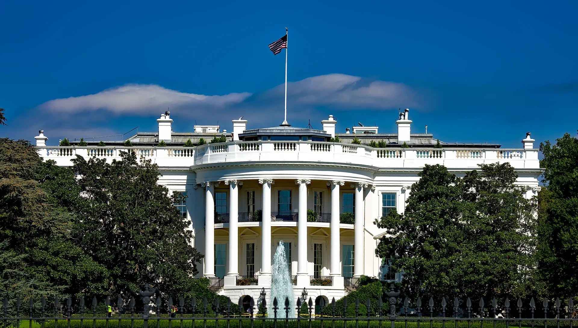 A Casa Branca, sede do governo federal dos EUA |