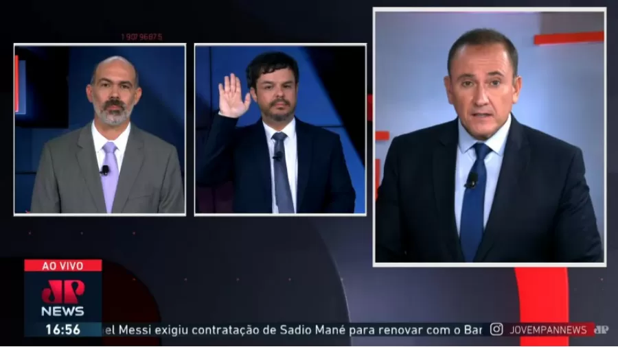 Imagem ilustrativa da imagem Adrilles Jorge é demitido da Jovem Pan após suposta saudação nazista