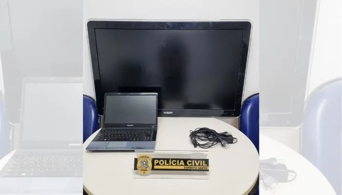 Polícia recupera TV e notebook roubados de vendedor assassinado na Serra