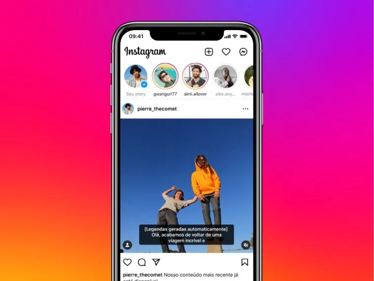 Imagem ilustrativa da imagem Instagram lança legendas automáticas para vídeos no Feed