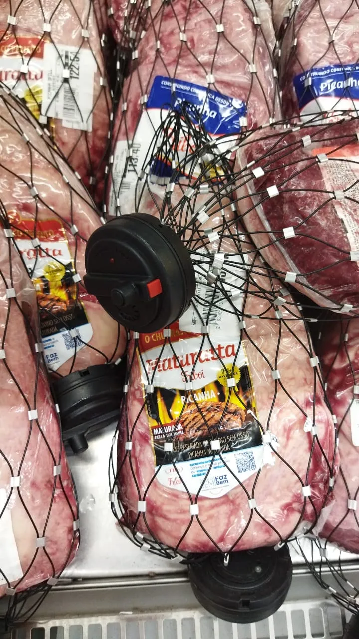 Imagem ilustrativa da imagem Hipermercado de Vitória coloca alarme antifurto na picanha
