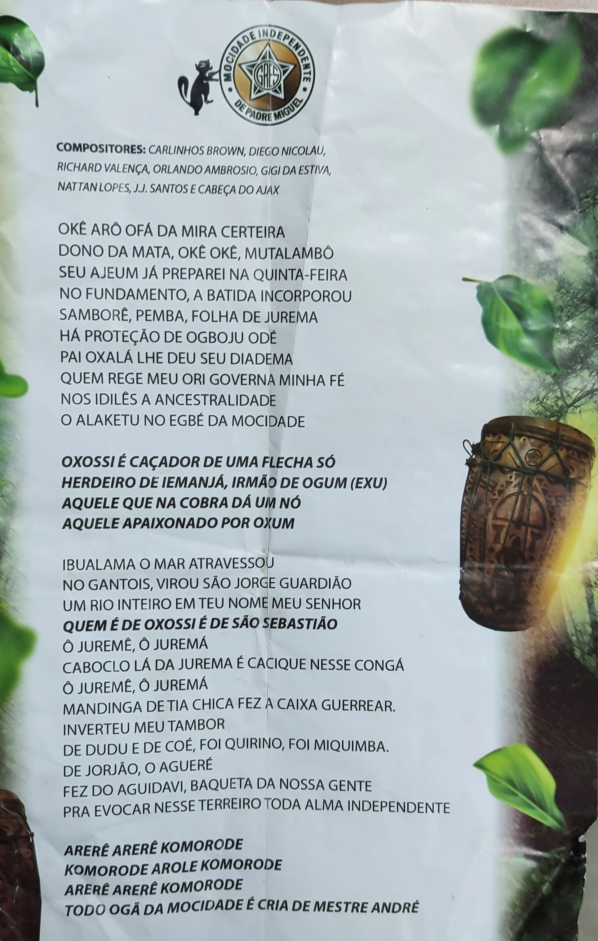 Imagem ilustrativa da imagem Cultura afro domina os sambas de enredo do Rio