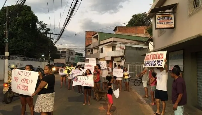Imagem ilustrativa da imagem Familiares protestam por justiça pela morte de menina de 9 anos em Vila Velha