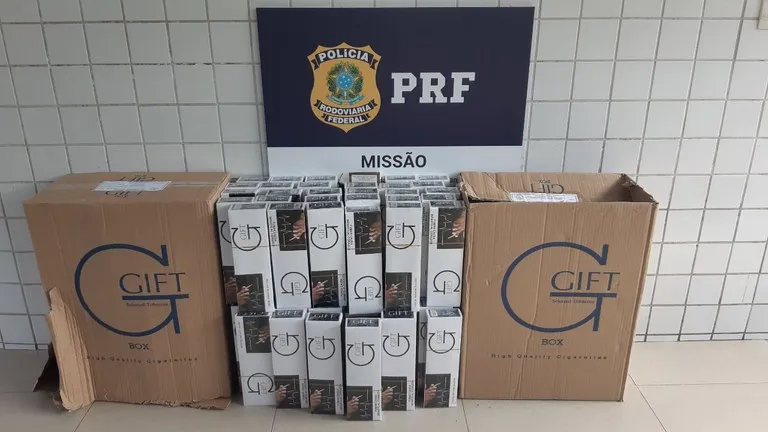 Imagem ilustrativa da imagem Mais de 600 maços de cigarros contrabandeados são apreendidos no Estado