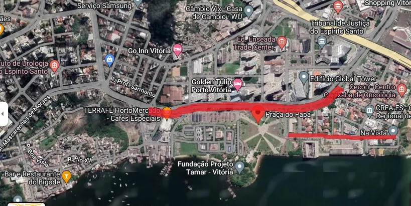 Imagem ilustrativa da imagem Ruas de Vitória são interditadas para festa de São Pedro. Veja quais