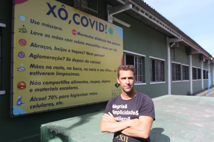 O diretor Cristiano Villaschi anunciou que colégio, em Vila Velha, vai priorizar atividades em ambientes abertos