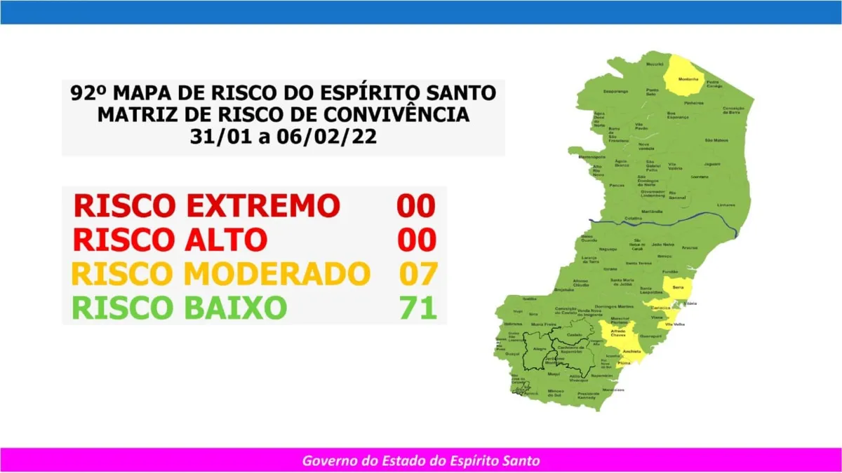 Imagem ilustrativa da imagem Cariacica, Serra, Vila Velha e mais quatro cidades no risco moderado