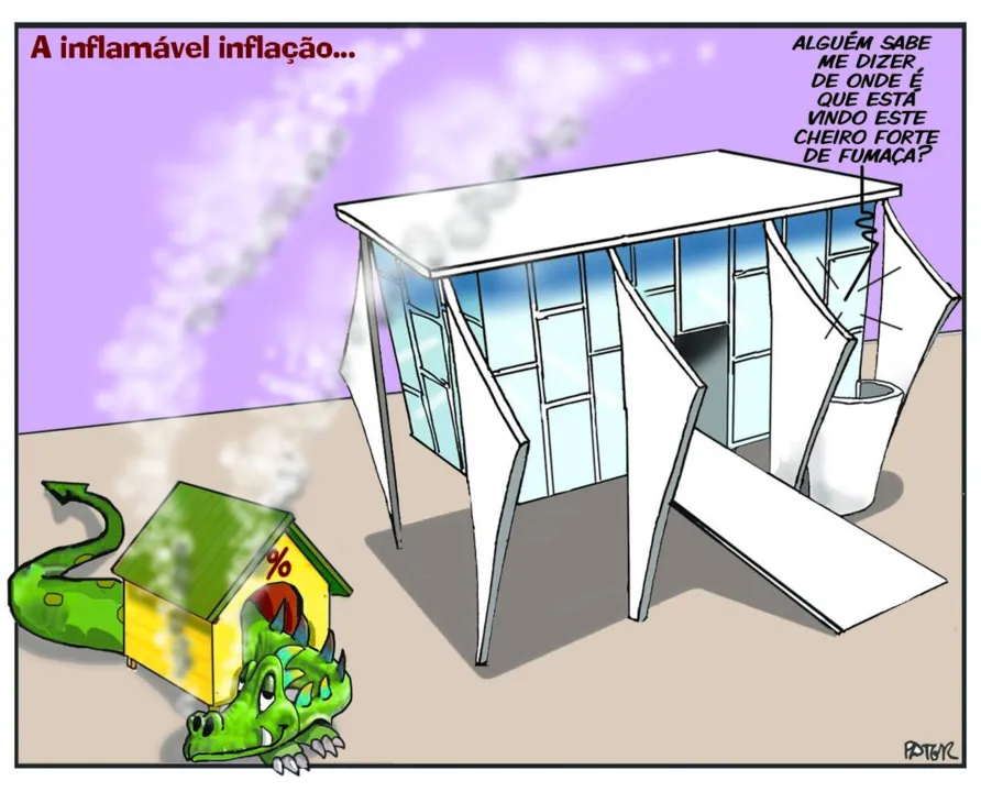 Imagem ilustrativa da imagem A inflamável inflação...