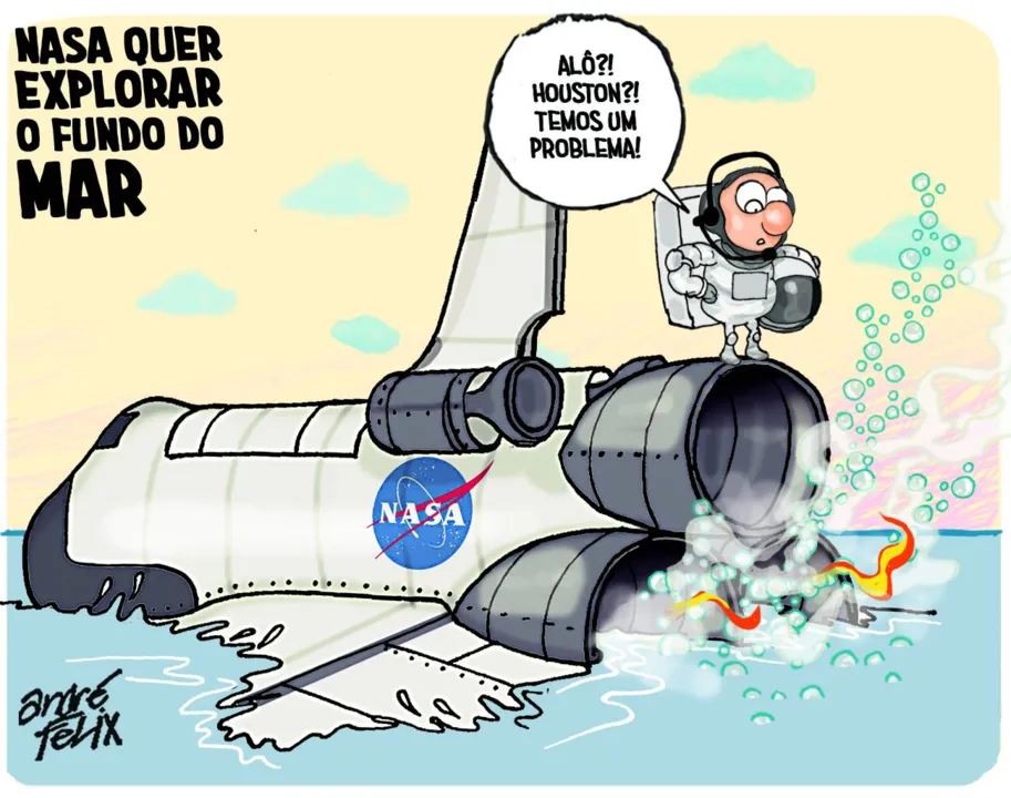 Imagem ilustrativa da imagem Nasa quer explorar o fundo do mar