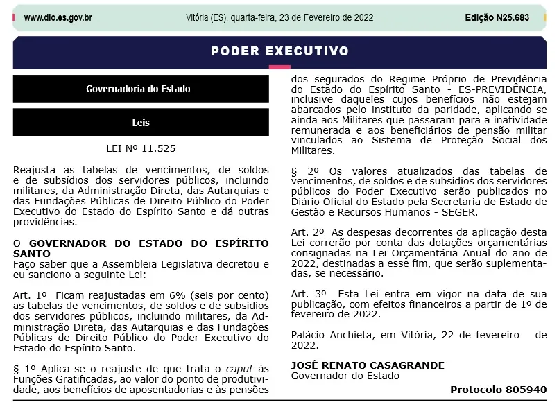 Imagem ilustrativa da imagem Lei que aumenta salário de servidores é sancionada. Veja quando será o pagamento