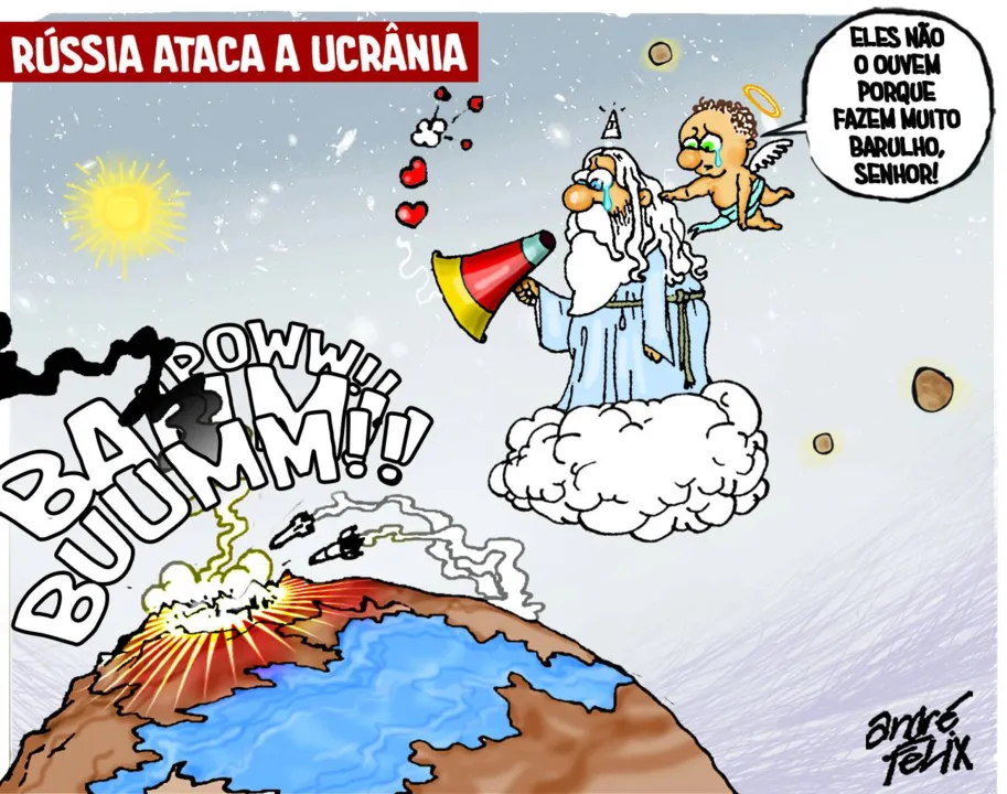 Imagem ilustrativa da imagem Rússia ataca a Ucrânia