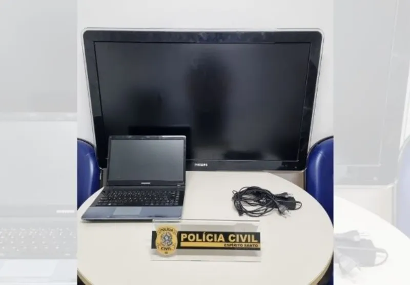 Polícia recupera TV e notebook roubados de vendedor assassinado na Serra