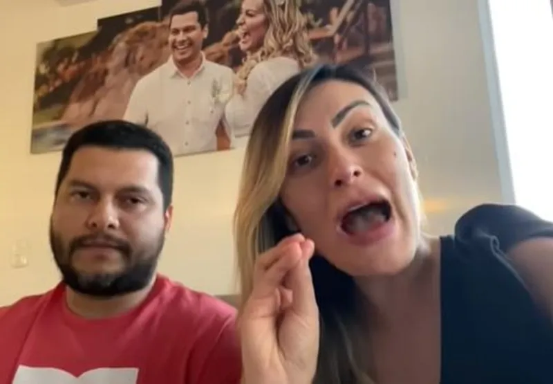 No vídeo, Andressa Urach e Thiago Lopes contaram as discussões e brincaram com a situação