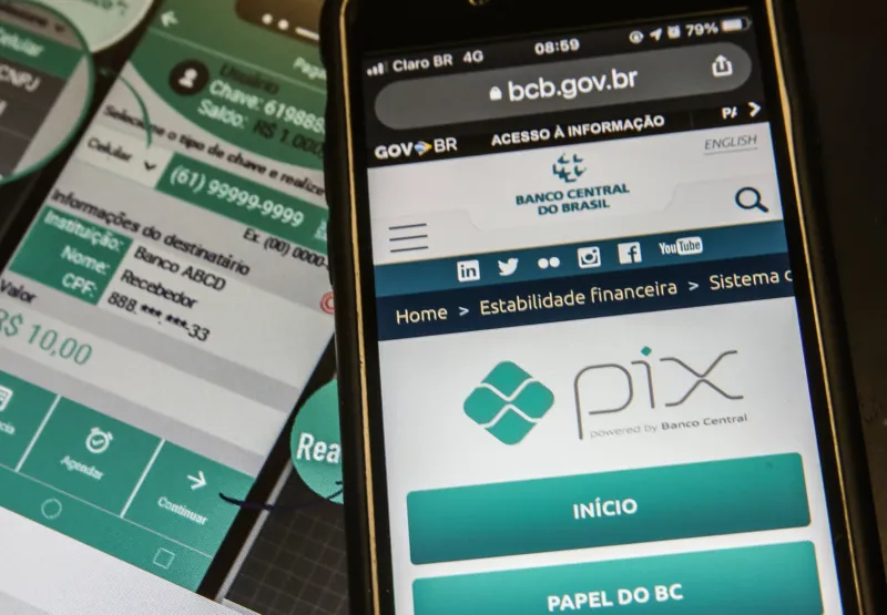 Pix é usado por vigaristas em várias modalidades de fraudes, incluindo um “robô” que promete prêmios em dinheiro
