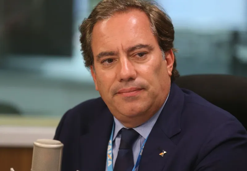 O agora ex-presidente da Caixa Econômica Federal, Pedro Guimarães