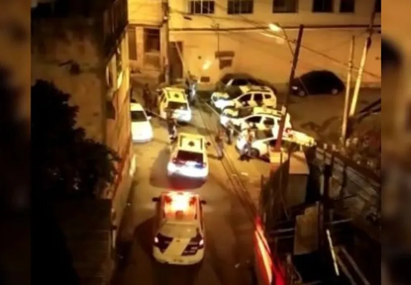 Vídeo feito no momento em que aconteceu o crime