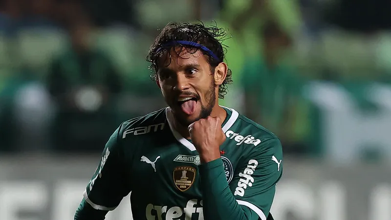 Gustavo Scarpa fez o gol da vitória e do título do primeiro turno do Palmeiras