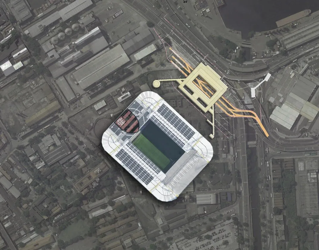 Estádio do Flamengo segue inspiração no Iduna Park, do Borussia Dortmund, da Alemanha