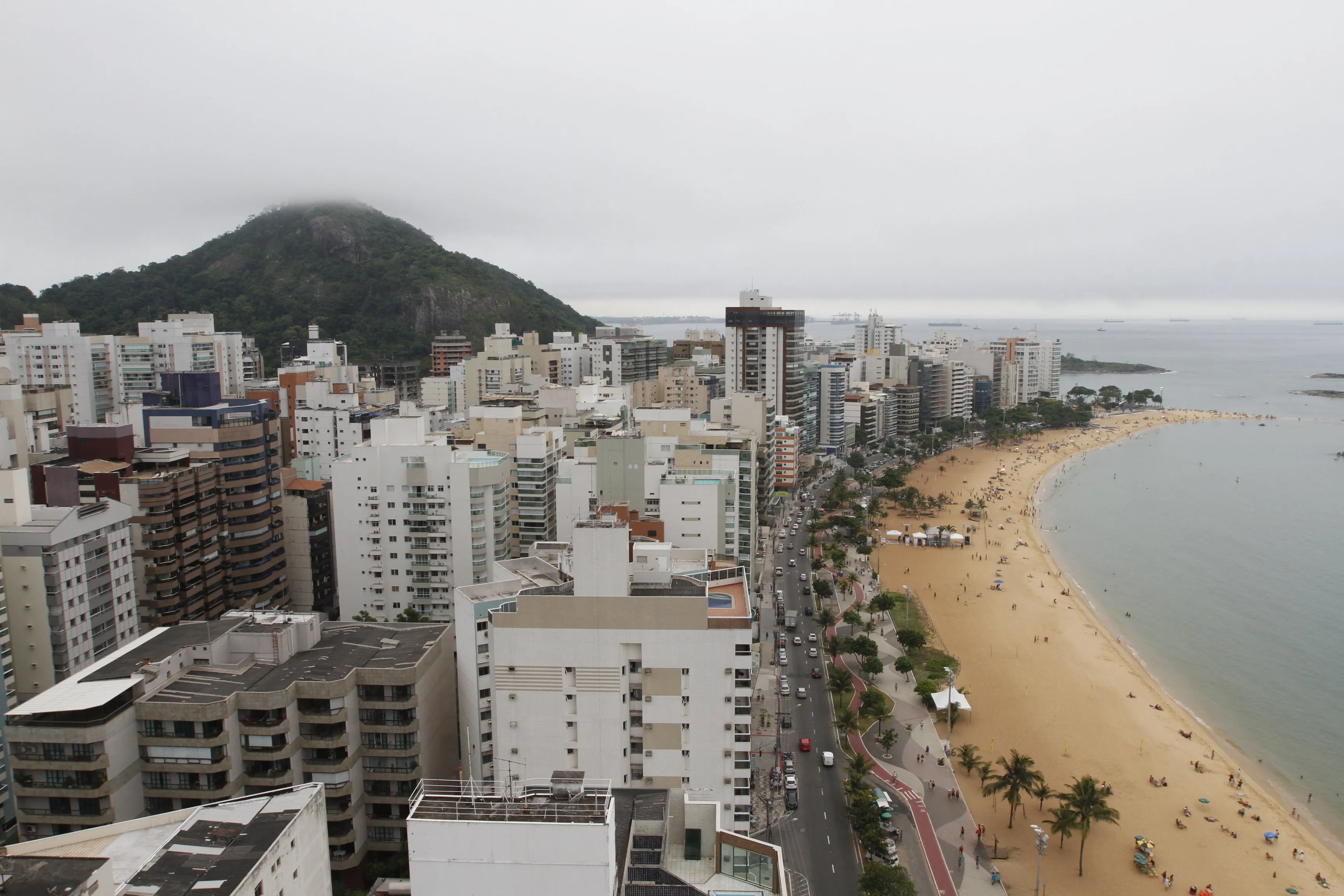 Praia da Costa, em Vila Velha, município que aumentou em 12% o total de eleitores 
de 2018 para este ano
