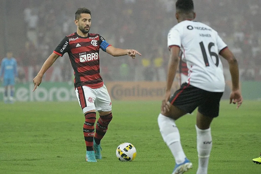 O jogo entre Flamengo e Athletico-PR