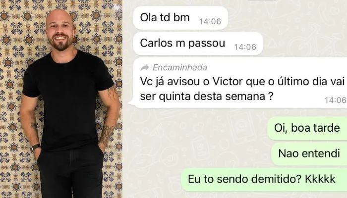 Imagem ilustrativa da imagem Médico descobre demissão ao receber mensagem encaminhada na rede social