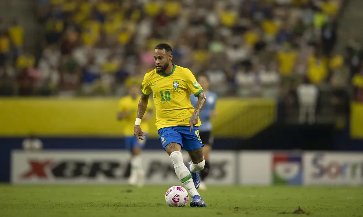 Neymar é o camisa 10 da seleção brasileira